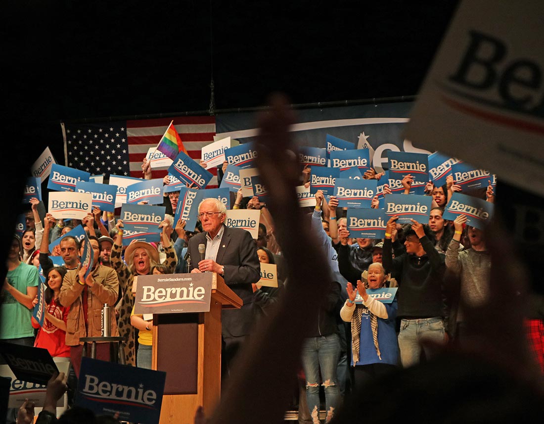 Sanders rally in Charlotte draws a mix of committed, undecided